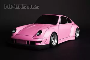 RC Body Car Drift Touring 1:10 Porsche 911 993 RWB style APlastics New Shell - Picture 1 of 12
