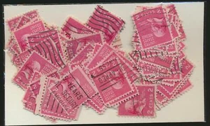 USA 100 Used John Adams #806 Stamps 1938 Presidential Series, Crafts - packets - Bild 1 von 1