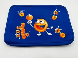 Cheezels Laptop Tablet Bag Case Snack Foods Collectible Zip Up Promotional Blue - Photo 1/10