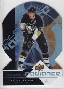 2012-13 UD SERIES EVGENI MALKIN DIE CUT REQUISITE RADIANCE Upper Deck Penguins