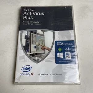 McAfee Antivirus Plus 2016 - Unlimited Devices -- BRAND NEW - Free Shipping - Picture 1 of 2