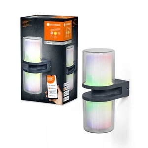 Lámpara de pared exterior LED Smart+ UpDown Flare gris oscuro 14W 1350lm RGBW colorida WiFi - Imagen 1 de 7