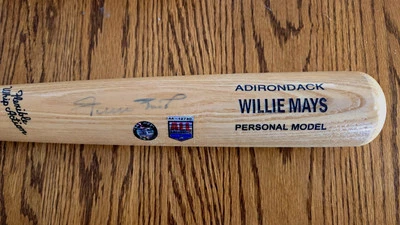 Willie Mays Autograph Adirondack Model Baseball Bat "SAY HEY" Certified - Image 1 of 4
