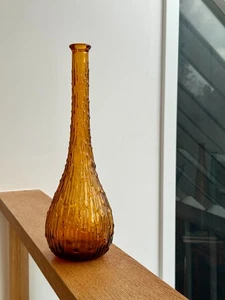 Braunglas Empoli Genie Flasche ohne Stopfen, Bambusmuster 40 cm - Bild 1 von 11