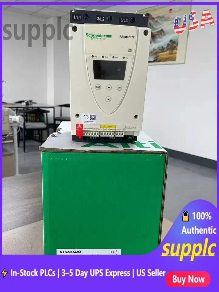 For  ATS22D32Q Motor soft starter Three phase 230-440V 15KW US Free TAX - Image 1 of 1