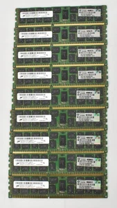 (9) Memoria RAM server Micron 8 GB PC3-10600R ECC HP 500205-071 MT36JSF1G72PZ-1HF - Foto 1 di 4
