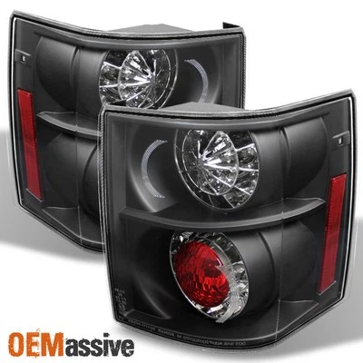 Fits 03-05 Land Rover Range Rover Hse Sport SUV Black Full LED Tail Lights Lamps - Image 1 of 3