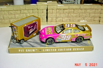 风火轮 2000 99 Jeff Burton Exide Taurus NASCAR Gold Pit Crew 1/64 j720 — 第 1/4 张图片