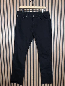 Levis 511 Slim Fit Jeans 34 x 32 Mens Black Denim Stretch - Picture 1 of 10