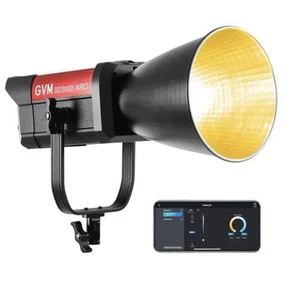 GVM SD300B ARO 300W LED Video Fotografie Licht, 221950lux/1m, 2700K-6800K - Bild 1 von 7