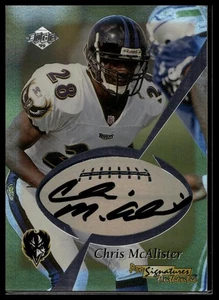 1999 Collector's Edge First Place #NNO Chris McAlister Pro Signature Authentics - Picture 1 of 2