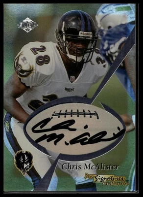 1999 Collector's Edge First Place #NNO Chris McAlister Pro Signature Authentics - Image 1 of 2