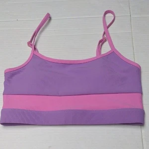 Wilo The Label Sport-BH gerippt lila pink neu ohne Etikett Gr. Medium - Bild 1 von 5