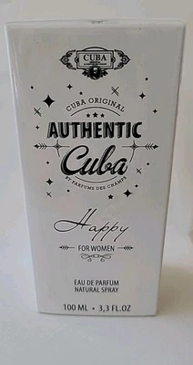 CUBA ORIGINAL AUTÉNTICO HAPPY EAU DE TOILETTE SPRAY PARA MUJER 3,3 OZ / 100 ml Foto 1 de 3