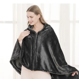 Electric Heated Blanket USB Flannel 3 Levels 9 Zone Heating Wearable Heated - Picture 1 of 12