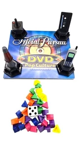 Vintage Trivial Pursuit DVD Pop Culture Game Pieces Replacement Atari Lava Lamp - Picture 1 of 12