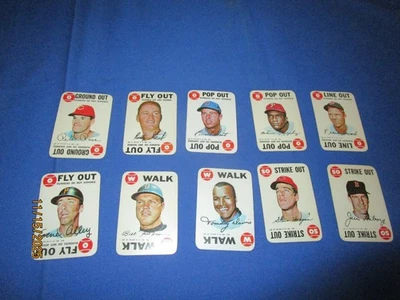1968 Topps Game Baseball Card Lot (10) w/ Pete Rose - Image 1 of 4