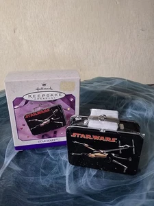 Vintage 1998 Hallmark Star Wars Lunch Box Keepsake Ornament NIB - Picture 1 of 13