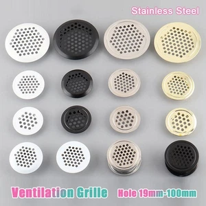 19mm-100mm Ventilation Grille Stainless Steel Round Furniture Ventilation Grille - Picture 1 of 61