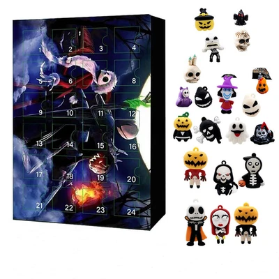 2025 Halloween Advent Calendar-24 Days of Halloween Countdown Horror Movie Mini - Image 1 of 3
