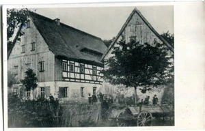 Foto-AK RIECHBERG /HAINICHEN /Mittelsachsen Mühle/Bauernhaus 20/30er - Picture 1 of 1