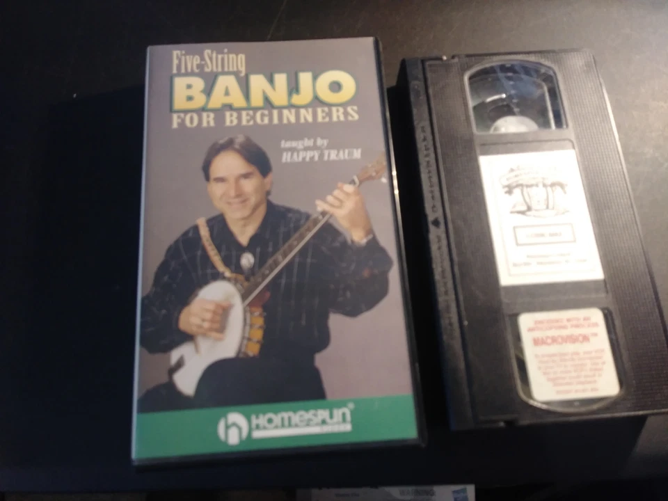 Five-String Banjo For Beginners by Happy Traum [VHS] [VHS Tape] - Image 1 of 1