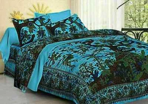 Mandala Bedding Set Boho Chic Soft Cotton Duvet Cover Set Queen Size Bedspread - Picture 1 of 4