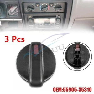 3 Pcs Car Truck A/C Heater Control Knob For 1995-2004 Toyota Tacoma 55905-35310 - Picture 1 of 9