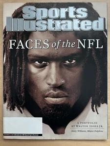 RICKY WILLIAMS MIAMI DOLPHINS SPORTS ILLUSTRATED - BLANK LABEL - DEC 9, 2002 - Picture 1 of 1