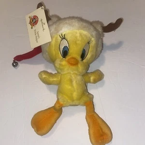 Looney Tunes Holiday Tweety Bird 9" Plush Hallmark Santa's Little Helper NWT - Picture 1 of 4