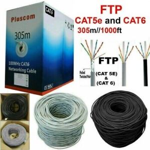 FTP SHIELDED RJ45 Cat5/6 Ethernet Network Cable 305M Outdoor/indoor Cable