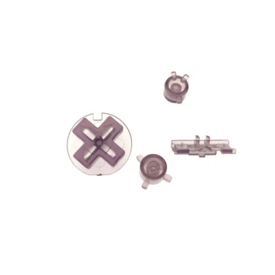 Clear Purple Game Boy Color Buttons for Nintendo Game Boy Color - Image 1 of 4