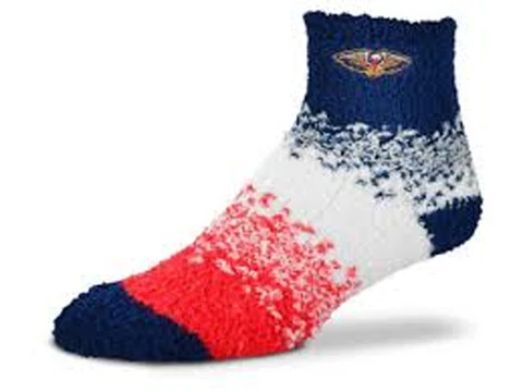 New Orleans Pelicans NBA For Bare Feet Women's Marquee Fuzzy Sleep Soft Socks Cover