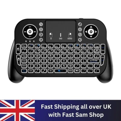 Wireless Mini Keyboard Mouse & Keypad Remote Control For Android / TV / PC - Image 1 of 4
