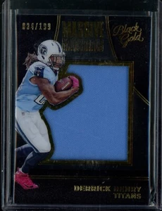 2016-17 Panini Black Gold Massive Materials Derrick Henry Rookie RC Patch /199 - Picture 1 of 2