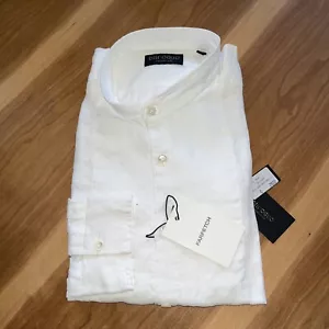 Dell’Oglio bib guru shirt camicia guru long sleeve dress shirt 16 1/2-42 - Picture 1 of 7