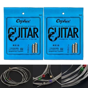 2 Sets of 6pcs Orphee RX15 Electric Guitar Strings .009-.042 Nickel Alloy String - Picture 1 of 9
