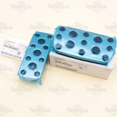 Nuevo Genuino Subaru IMPREZA OUTBACK LEGACY Aluminio Pedal de Gas + Pastillas de Pedal de Freno Foto 1 de 4