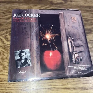 JOE COCKER, Edge of A Dream From Teachers 7" Promo, Capitol Pic Sleeve 1984 - Picture 1 of 4