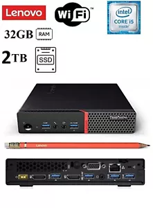 Lenovo ThinkCentre M700 Tiny Desktop PC CORE i5 32GB RAM 2TB SSD - Picture 1 of 1