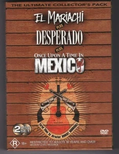 El Mariachi/Desperado/Once Upon A Time In Mexico - DVD R18+ 2 x DVD Region 4 PAL - Picture 1 of 2