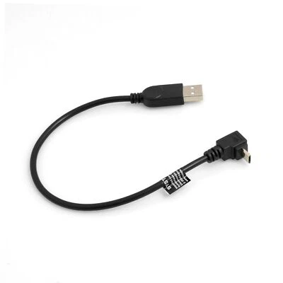 Cavo micro USB angolato 90° gradi verso l'alto angolo adattatore 27 cm - Immagine 1 di 4