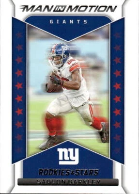 2022 Panini Rookies & Stars Saquon Barkley #MM-10 Man In Motion Giants 6S - Image 1 of 2