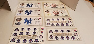(9) NY YANKEES 1998 & 1999 MLB WORLD SERIES CHAMPIONS EVENT COVER ENVELOPES - Image 1 of 4