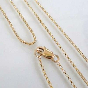 14 Inch 14k Gold Filled 1.1mm Rolo Chain Necklace, Made in USA - Picture 1 of 1