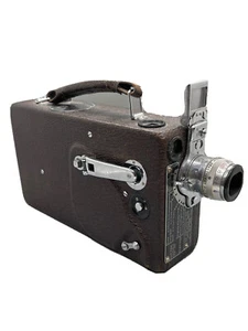 Vintage 16mm Brown Cine-Kodak Model K f/1.9 Film Movie Camera With Case, IB - Picture 1 of 22