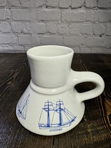 Bearly Surviving Porcelain Nautical Mug Sailing Boats No Spill California 1979 - Picture 1 of 13