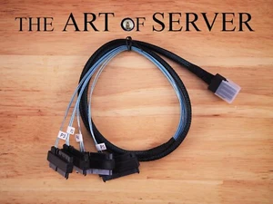 Cable SAS MiniSAS SFF-8087 a 4x SFF-8482 cable con alimentación SATA [CBL-A0017L-02] - Imagen 1 de 4