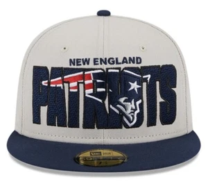 Cappello New England Patriots aderente nuova era 59Fifty 7 5/8 - Foto 1 di 2