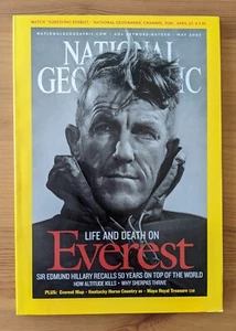 National Geographic May 2003 Sir Hillary And 50 Years On Everest Kentucky Horses - Bild 1 von 12